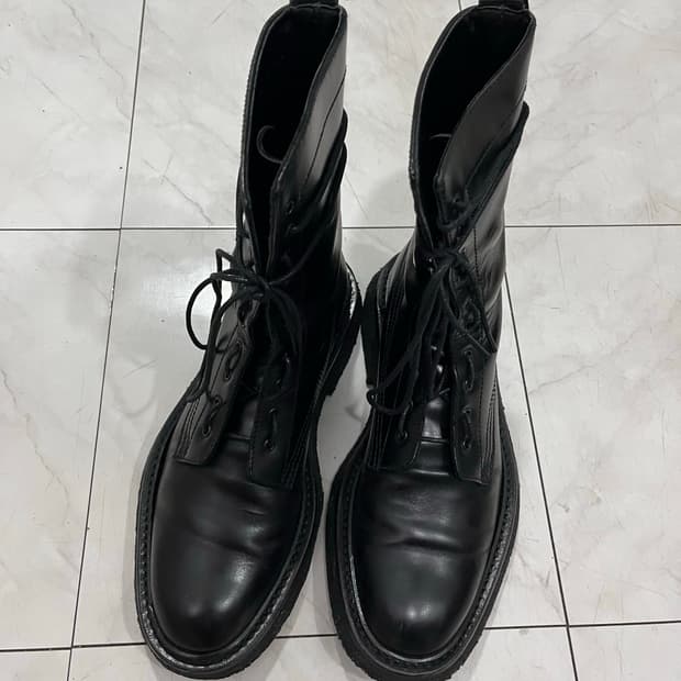 디올옴므 아카이브 07AW 네비게이트 컴뱃 부츠