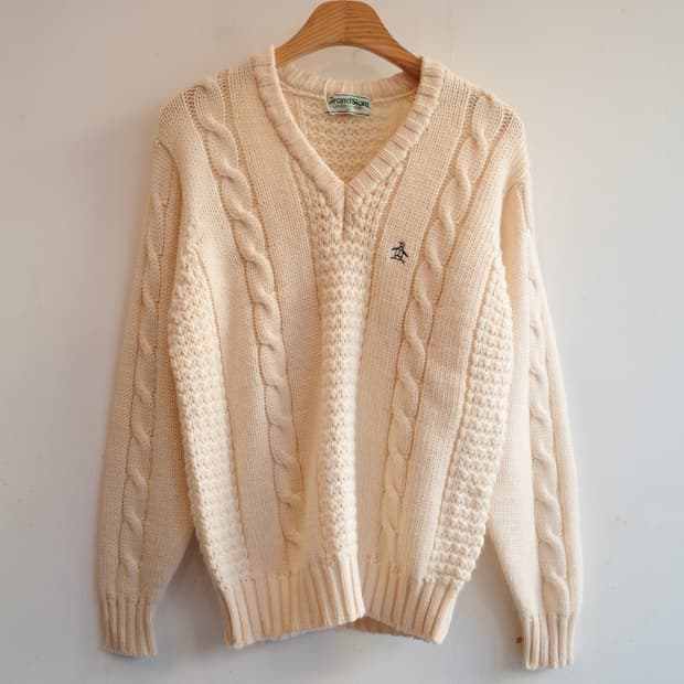 Grand Slam 먼싱웨어 울 케이블 니트 