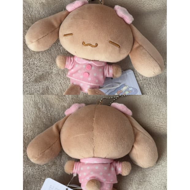 시나모롤 모카 잠옷 인형 키링