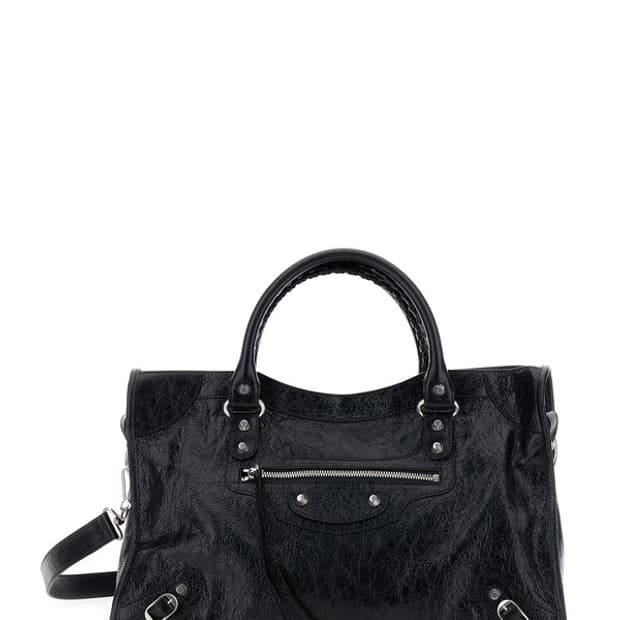 르 시티 백 미디엄 블랙