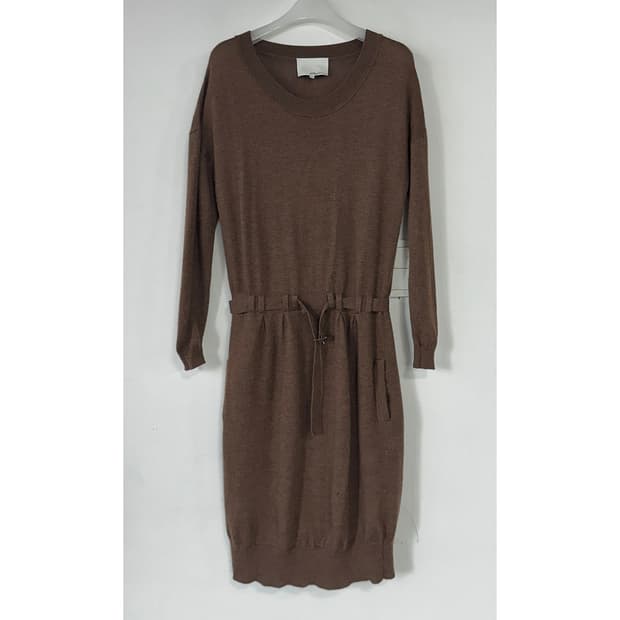 3.1필립림 벨티드 울 니트 원피스