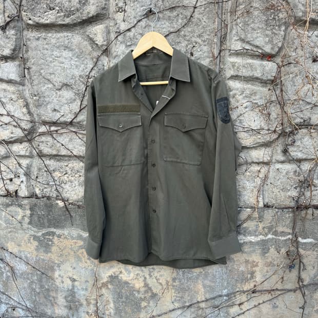 오스트리아군 빈티지 오리지널 필드 셔츠 미군 프랑스군