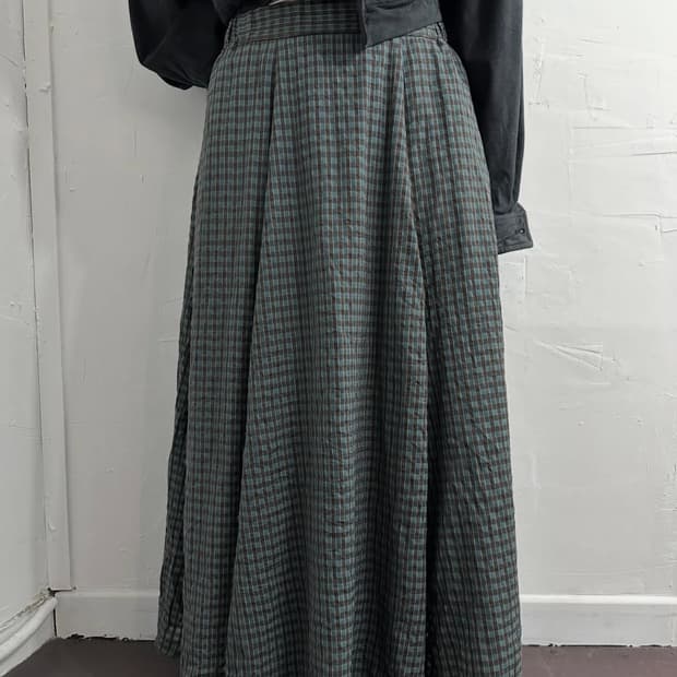 프네우마르 니코앤드 niko and… 일본빈티지 체크치마