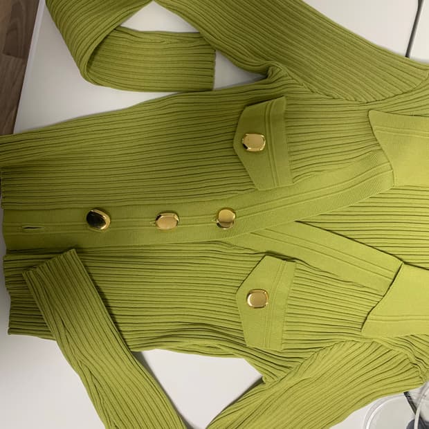 산드로 가디건,연두,1사이즈