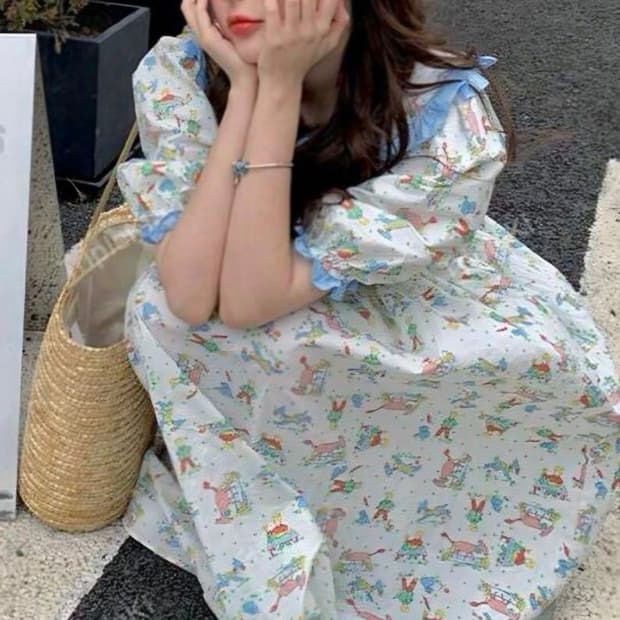 플리카 프릴 원피스