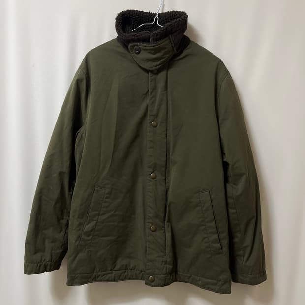 스파오 레지먼트 밀리터리 양털 카라 덱자켓 M/95