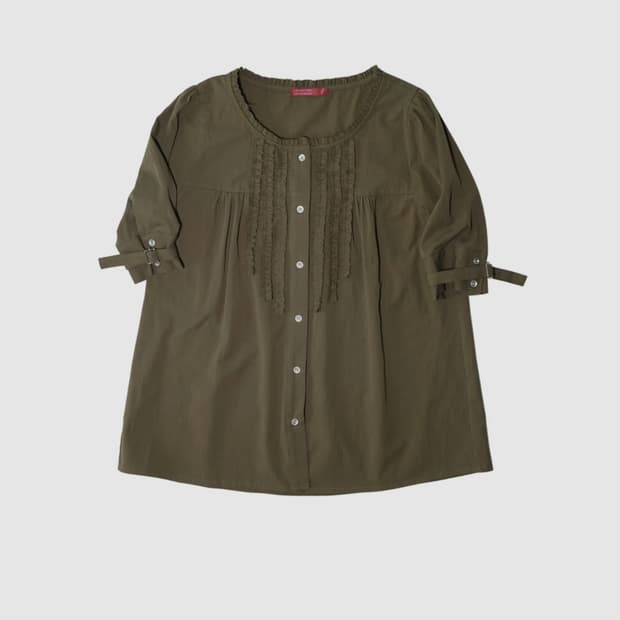 인앤양인하모니 모모 블라우스 Momo blouse, khaki