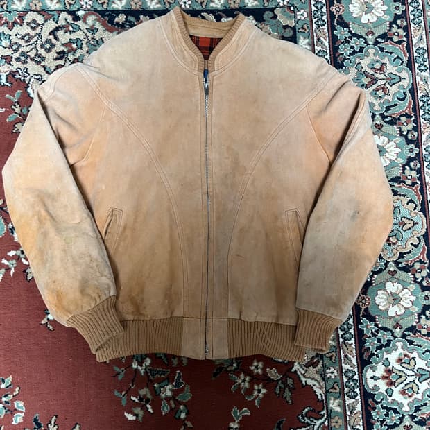 맥그리거 빈티지 스웨이드 자켓