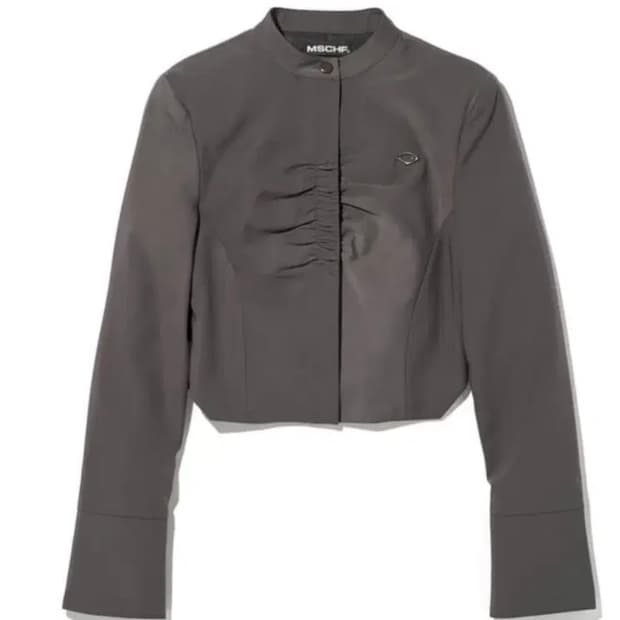 구해요) 미스치프 모크 셔링 자켓
