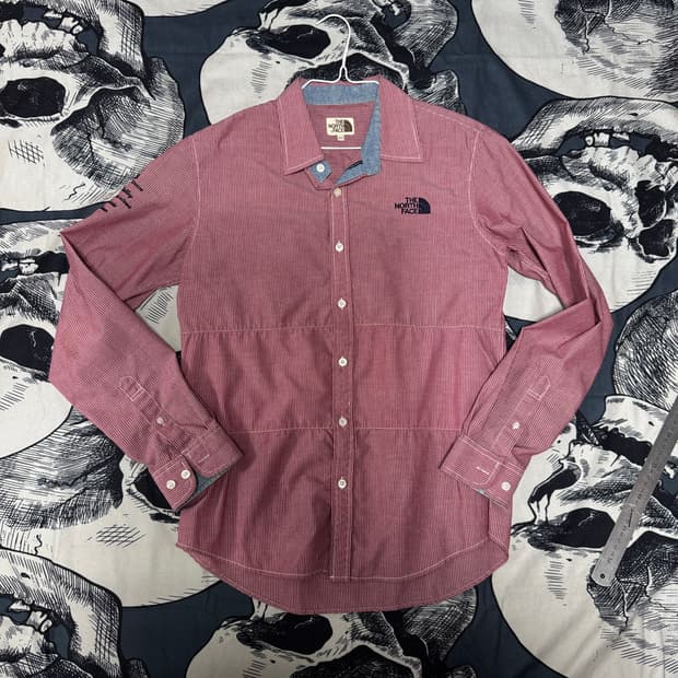 노스페이스 스트라이프셔츠 100사이즈 