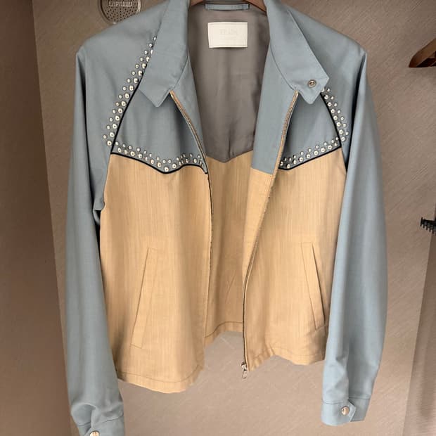 프라다 12ss 스터드 블루종 자켓 50