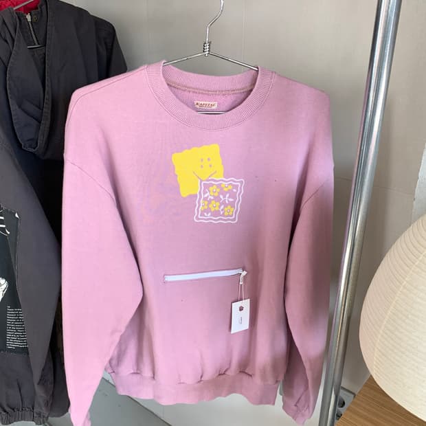 Kapital 캐피탈 쿠키 포켓 스웻 셔츠