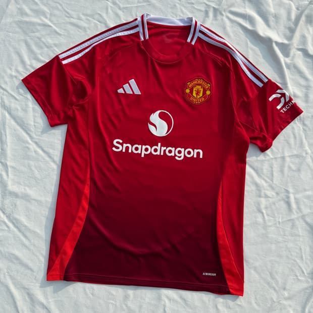 Adidas 24-25 Manunited 맨유 노마킹 홈 유니폼 
