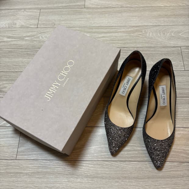 지미추 글리터 펌프스 39
