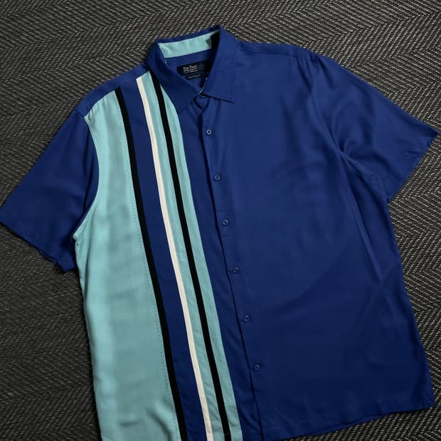 USA 빈티지 쿠바 박시핏 반팔 셔츠 y 4207