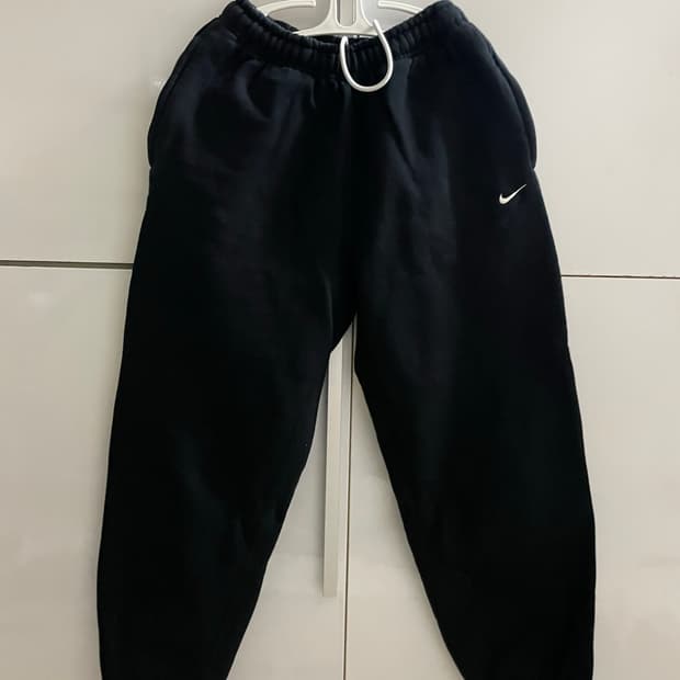 우먼스 나이키 nrg 솔로 스우시 플리스 팬츠 블랙 s