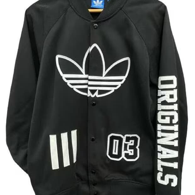 아디다스 Originals 바시티 트랙탑 블랙 90