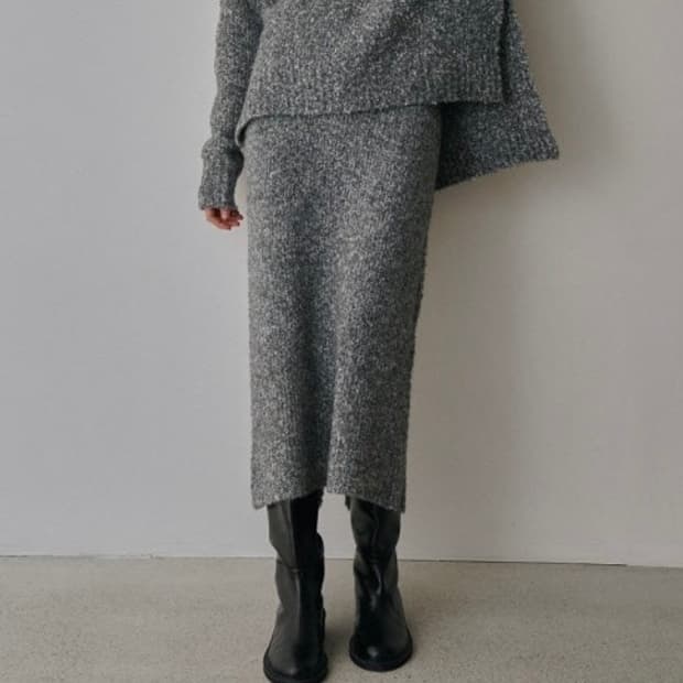 오르 ORR 링구 보카시 슬릿 스커트