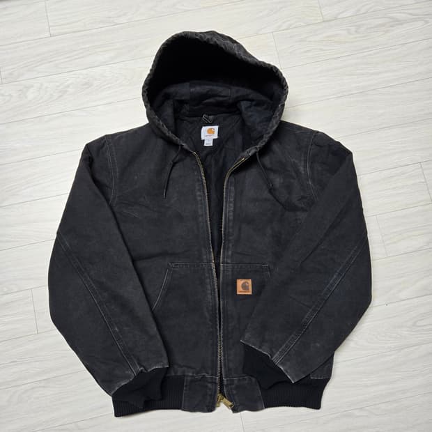 칼하트 J130 BLK 액티브 자켓 블랙