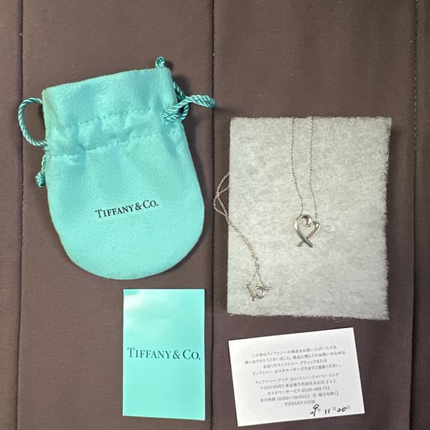 티파니앤코 팔로마 피카소 러빙 하트 펜던트 목걸이 (실버)