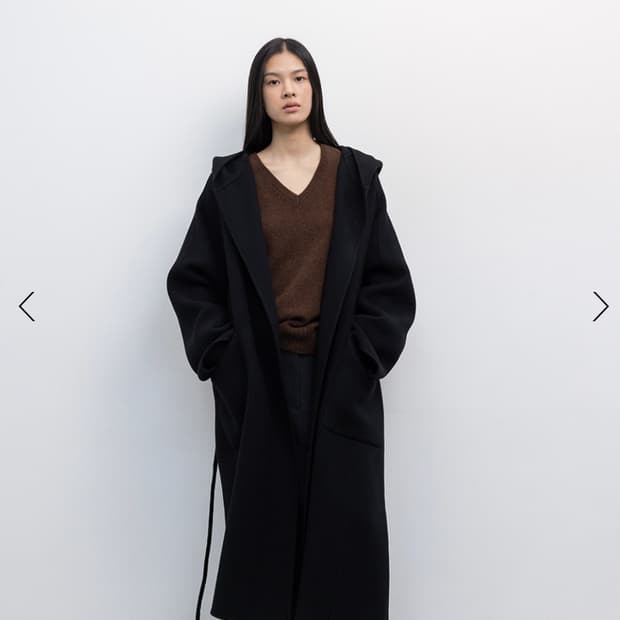 (급처/새상품) 르917  HANDMADE HOODED LONG COAT