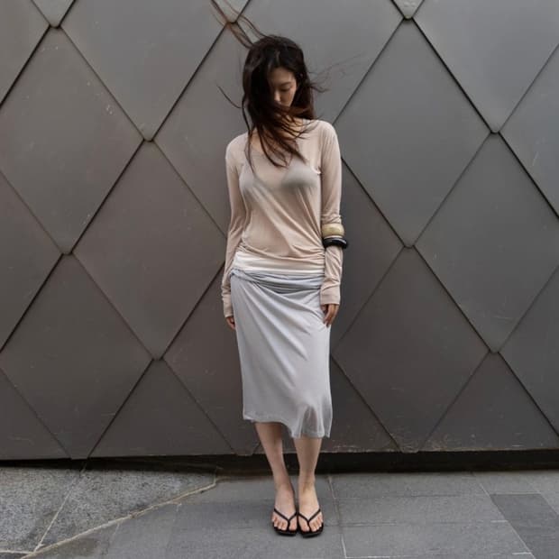 [2] 브리즈 아카이브 롱스커트 straight long skirt
