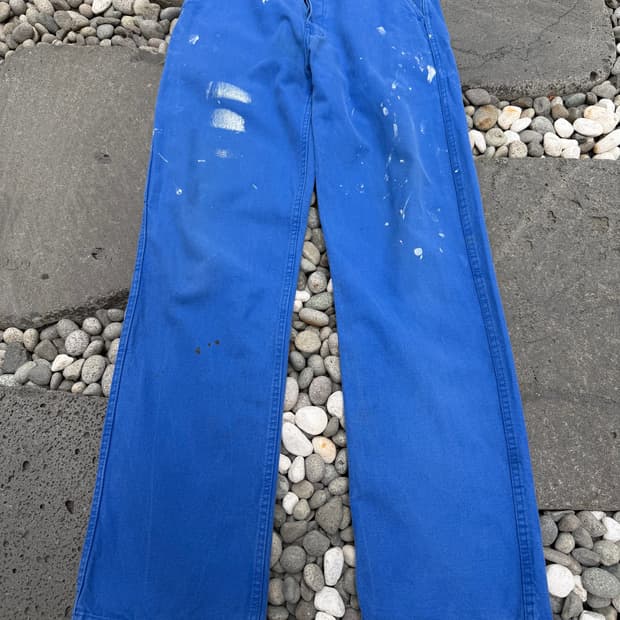 70s DISTRESSED PAINT SPLATTERED 프렌치워크팬츠