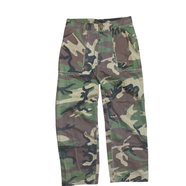 스투시 카모 우드랜드 팬츠 