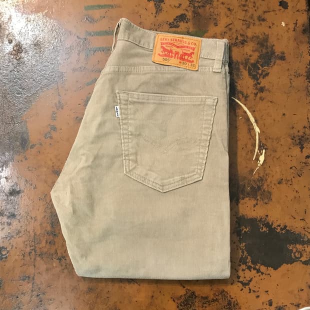 리바이스 505 베이자 코듀로이 팬츠 허리 33 사이즈 