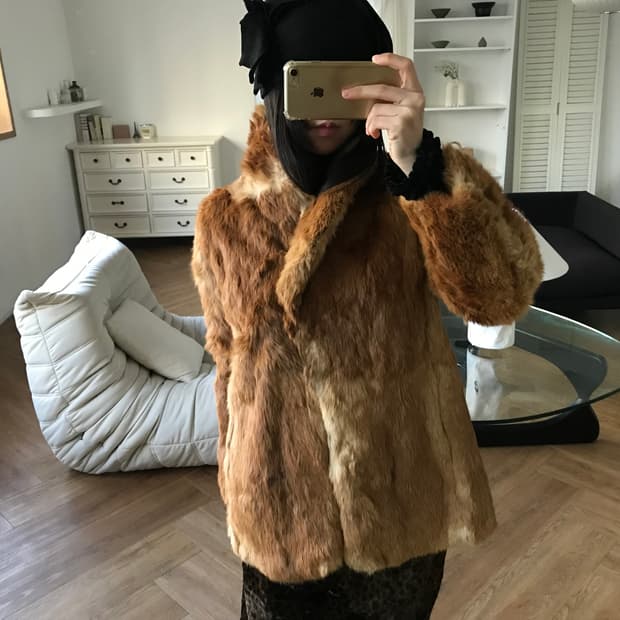 vintage fur jacket