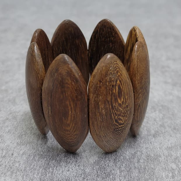 vintage wood bangle