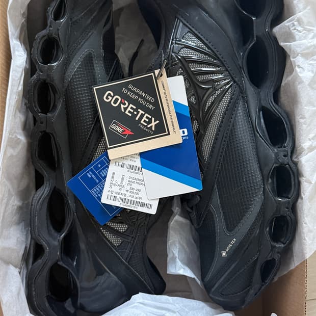 미즈노 웨이브 프로페시 고어텍스 블랙