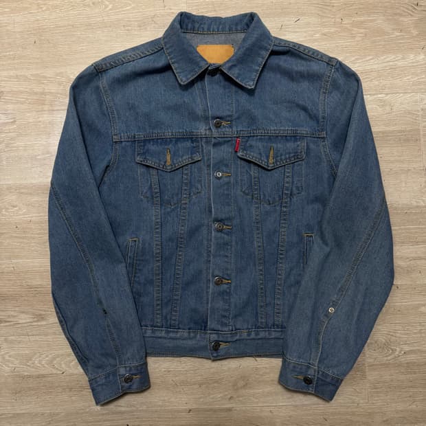 빈티지 워싱 데님 자켓