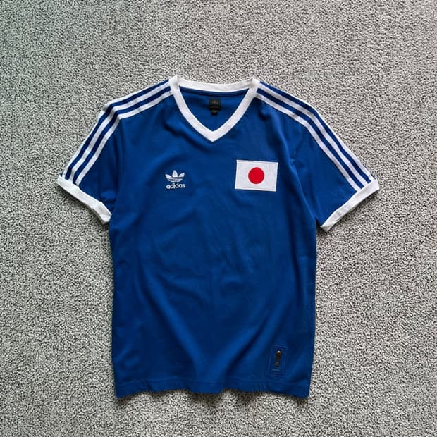 Adidas . 아디다스 재팬 2006 국대 트랙 링거티셔츠