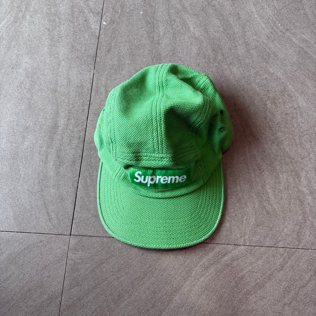 슈프림 피케 그린 캠프 캡