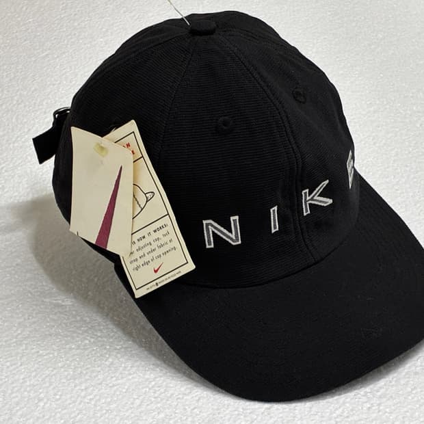 빈티지 나이키 데드스탁 NIKE F7SSH 스펠아웃 스트랩백 캡