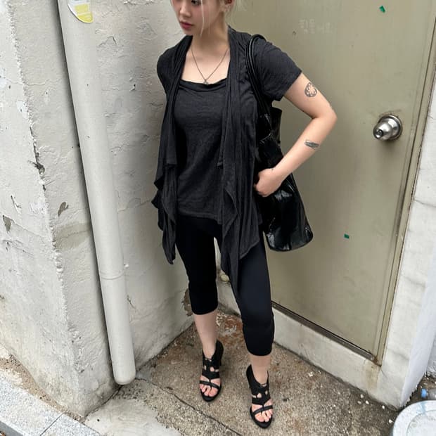 00s DKNY 퓨어 레이어드 탑