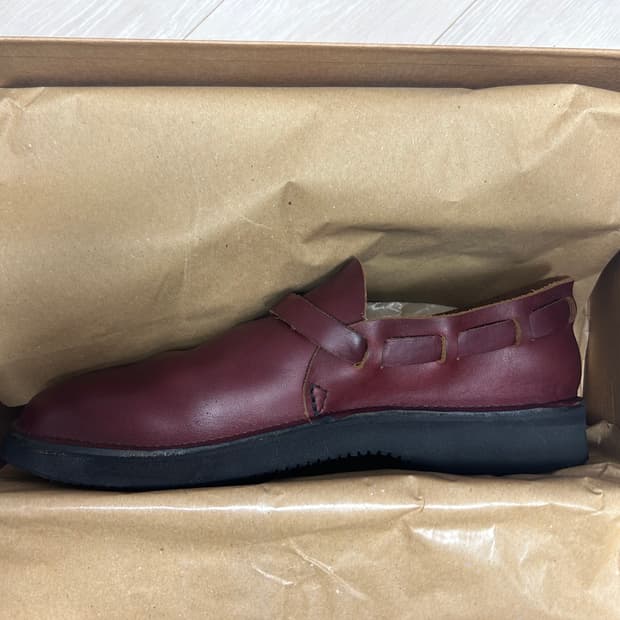 오로라 미들잉글리쉬 버건디 9.5D