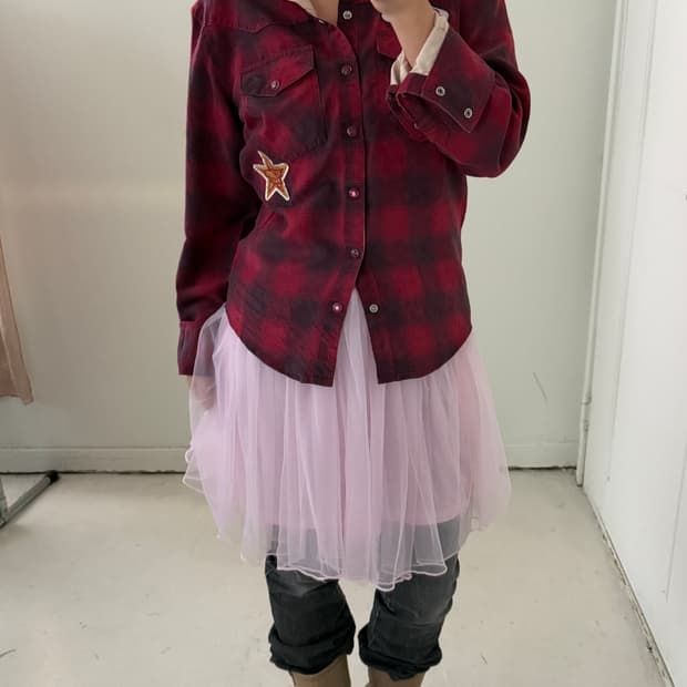 일본빈티지 y2k 펑키웨스턴 셔츠