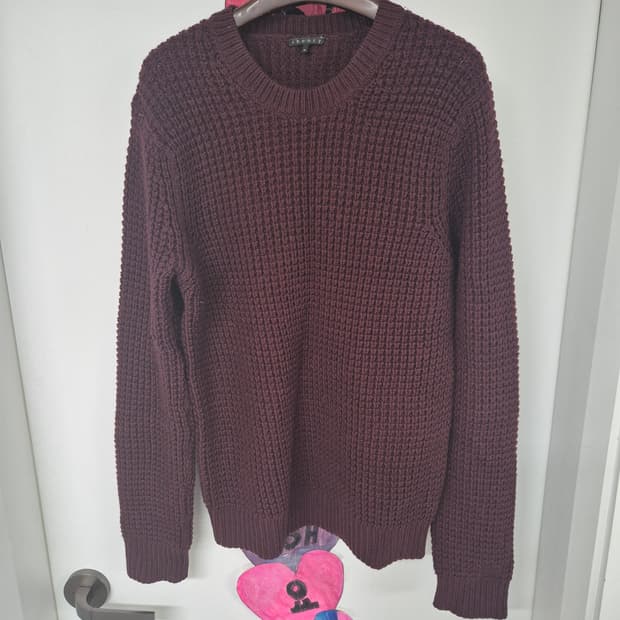 띠어리/와플 니트/m