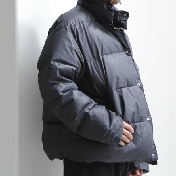 [3] comoli 23aw 나일론 다운 자켓 패딩