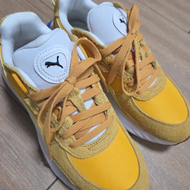 [260] 푸마 와일드 라이더 빈티지 - 옐로우