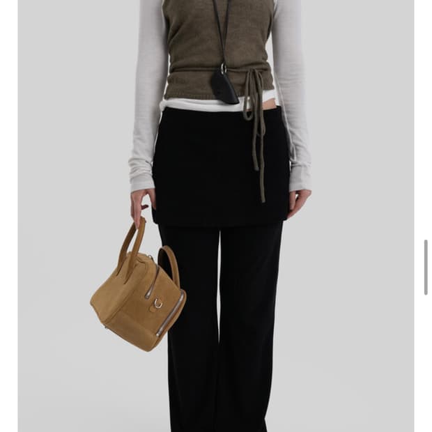 [새상품] 어텀 made 레이어드 랩팬츠