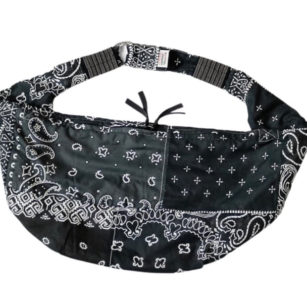 캐피탈 거즈 반다나 비치 스너프킨 백 블랙