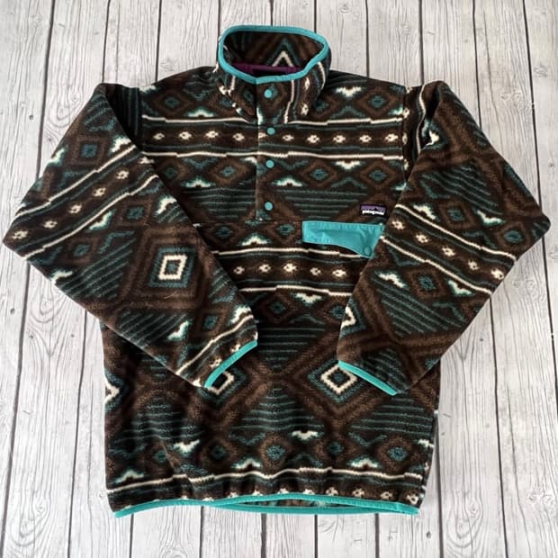 Vintage 파타고니아 아즈텍 신칠라 풀오버   XL