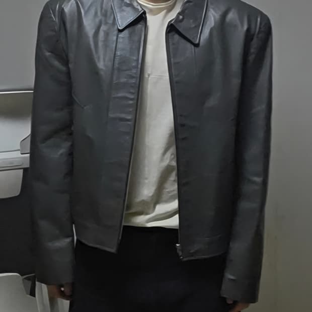 80's 시어스 크롭 레더자켓