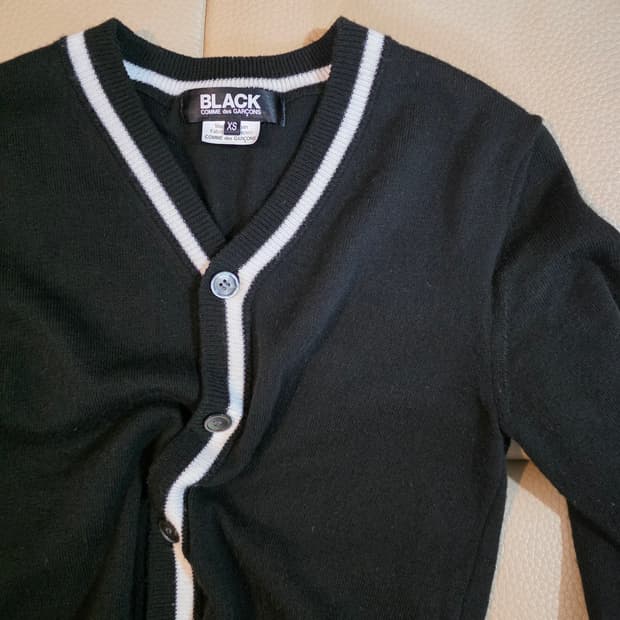 Comme des garcons black cardigan