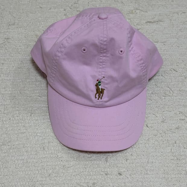 폴로  핑크 캡모자