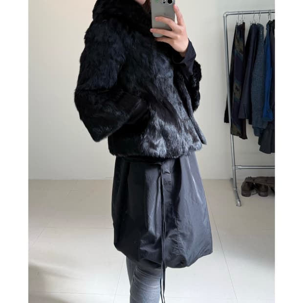 Bany & co 래빗퍼 자켓