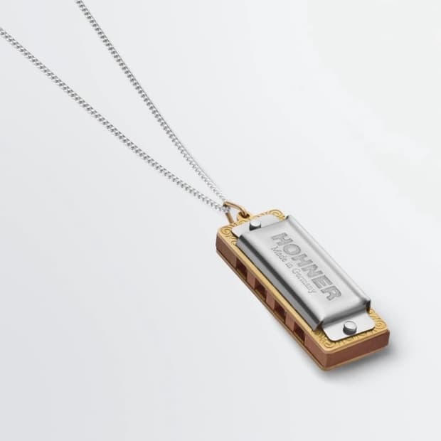 르메르 하모니카 목걸이